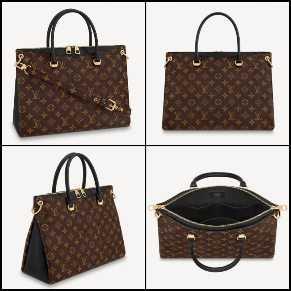 TRADED โค๏ธ Louis Vuitton Pallas MM Noir Calfskin - Picture 16 of 16